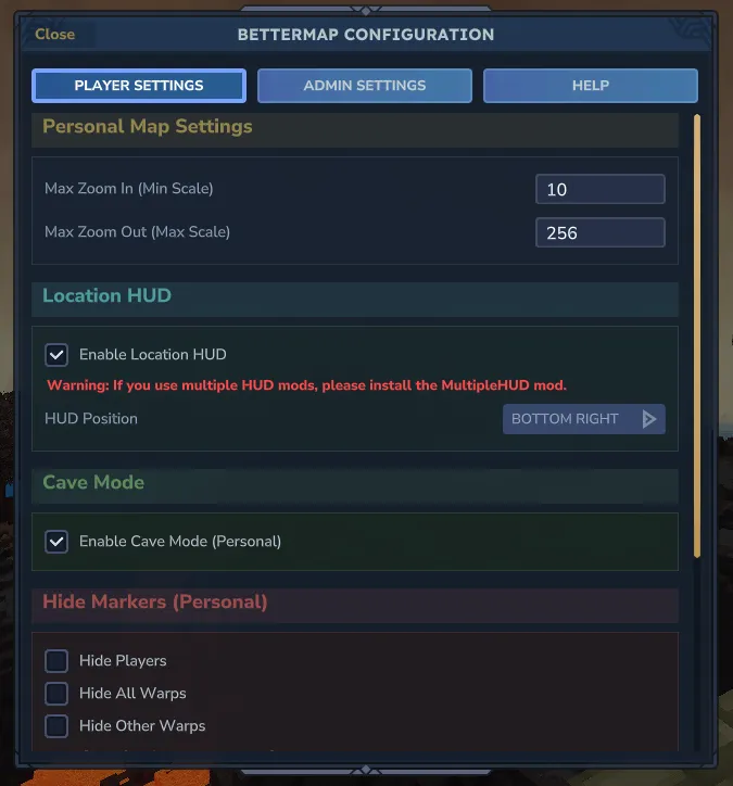 Configuration UI