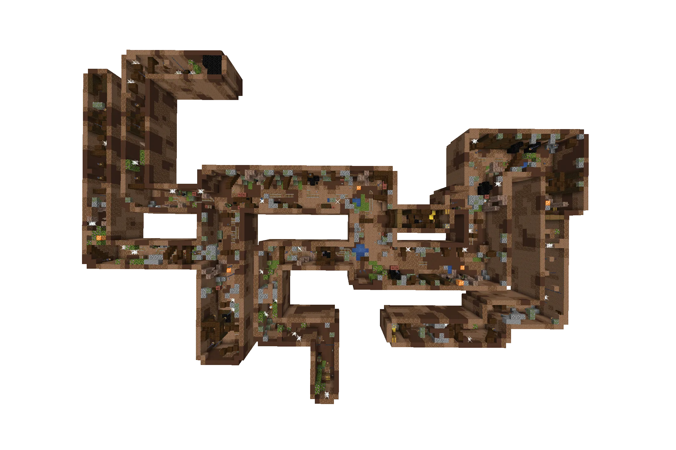 Procedurally generated level map